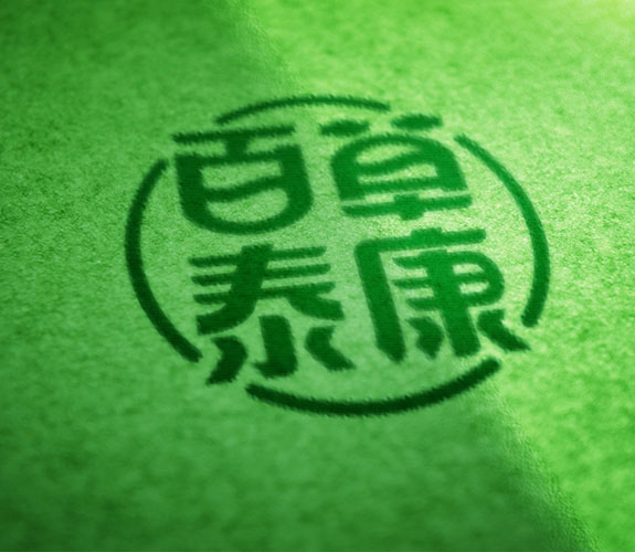 中醫(yī)藥大健康品牌高端VI設計 百草泰康標志設計