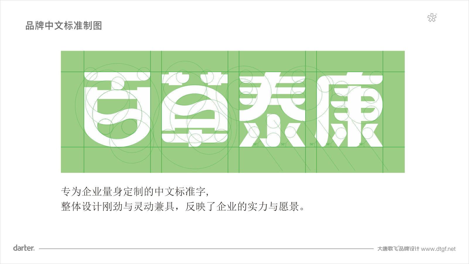 企業(yè)VI設計標準字體標準制圖 大健康品牌企業(yè)VI設計標準字體標準制圖